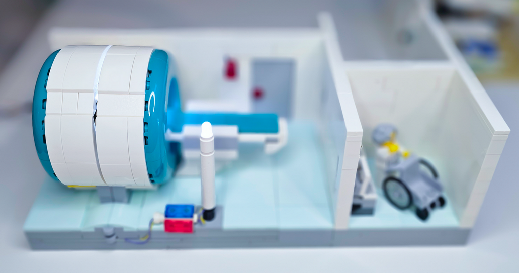 Model LEGO elektrofizjologii – stanowisko zabiegowe