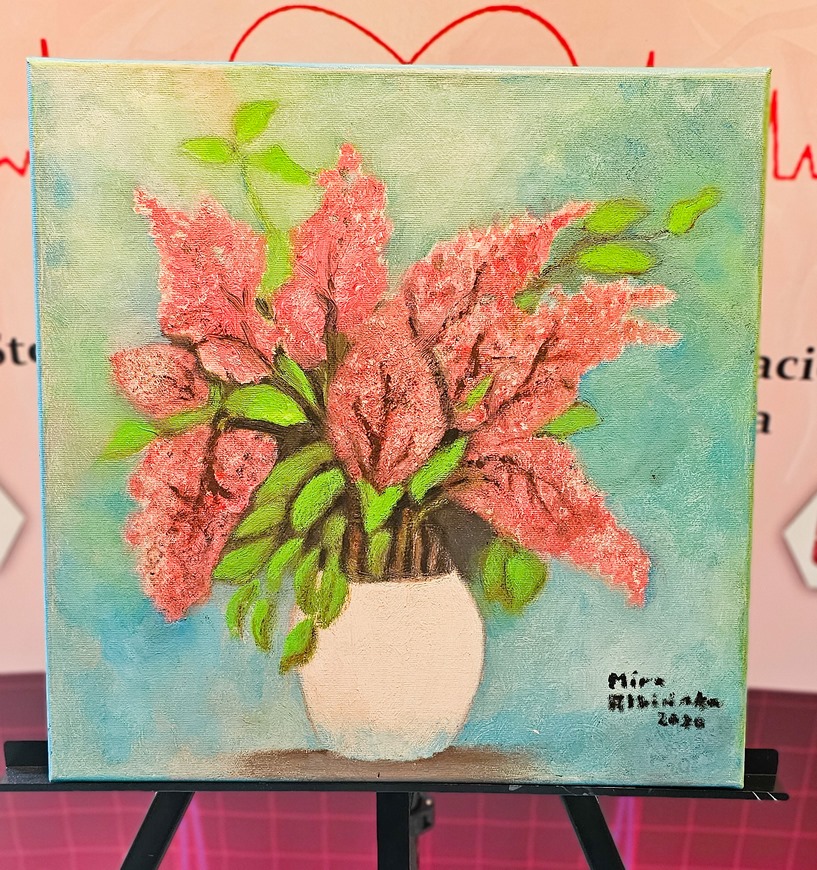 Obraz Miry Albińskiej nr 1 – licytacja charytatywna Serce pod Choinkę