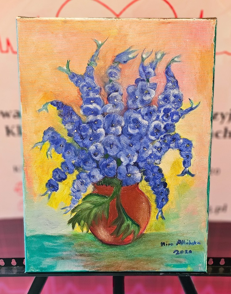 Obraz Miry Albińskiej nr 2 – licytacja charytatywna Serce pod Choinkę