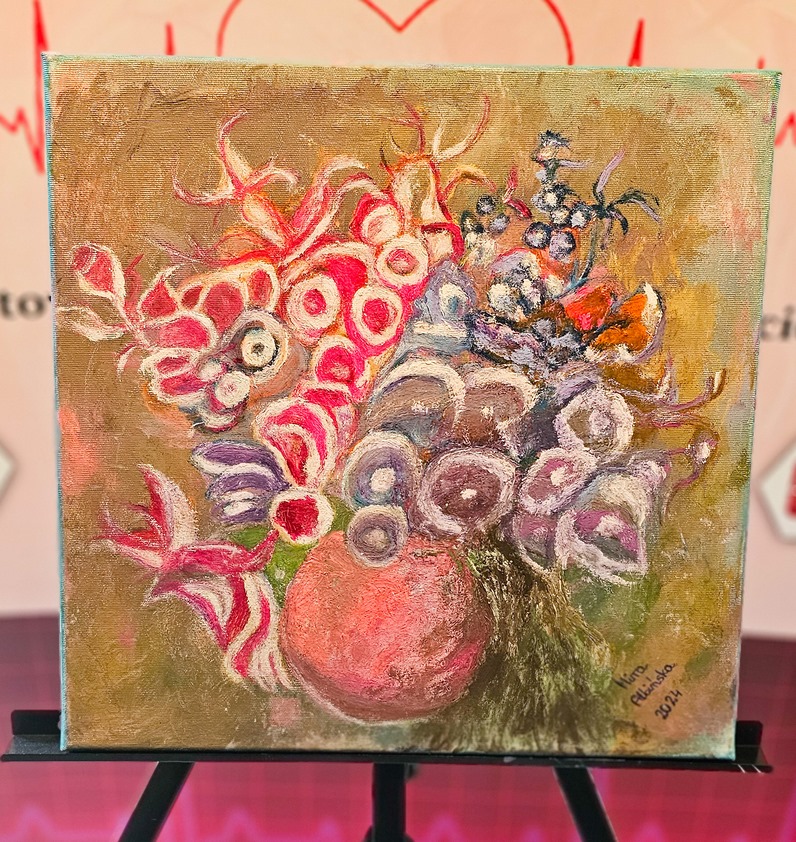 Obraz Miry Albińskiej nr 4 – licytacja charytatywna Serce pod Choinkę