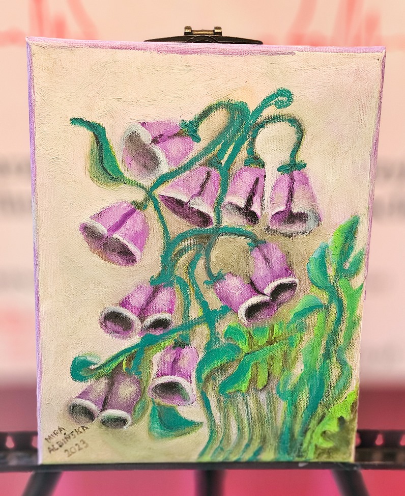 Obraz Miry Albińskiej nr 15 – licytacja charytatywna Serce pod Choinkę