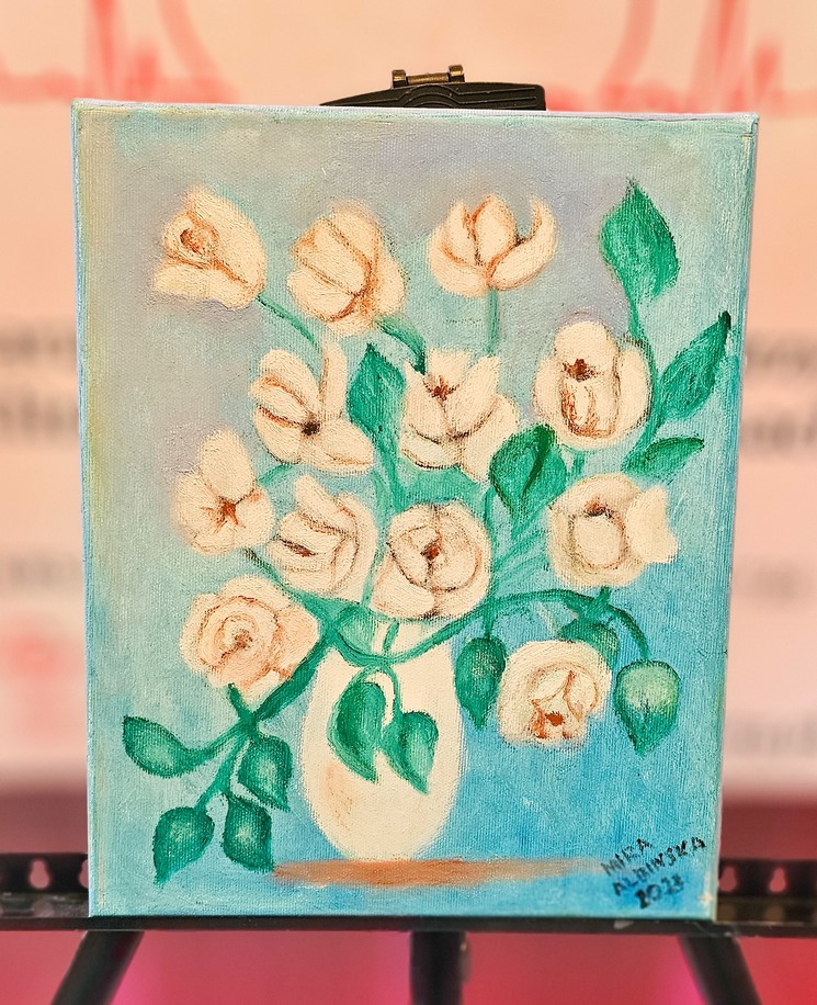 Obraz Miry Albińskiej nr 20 – licytacja charytatywna Serce pod Choinkę