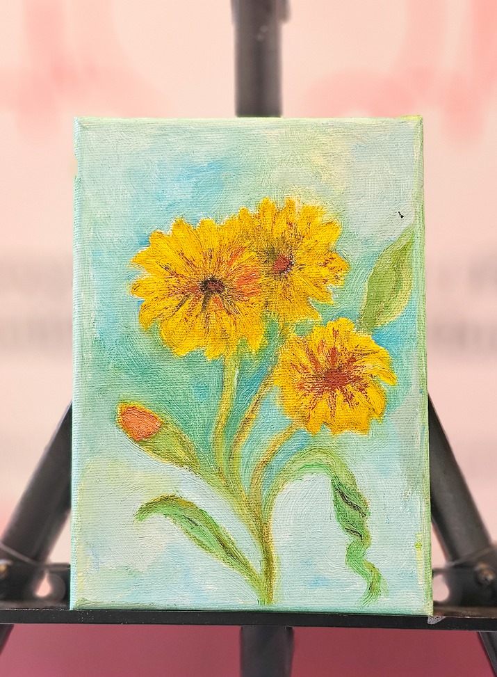 Obraz Miry Albińskiej nr 25 – licytacja charytatywna Serce pod Choinkę