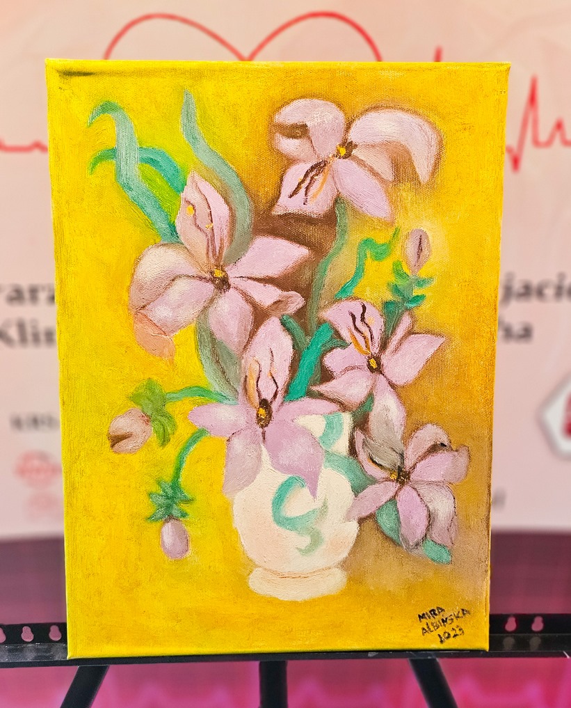 Obraz Miry Albińskiej nr 30 – licytacja charytatywna Serce pod Choinkę