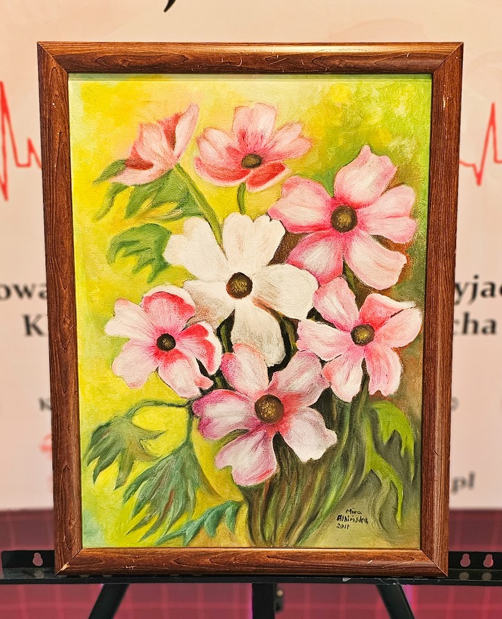 Obraz Miry Albińskiej nr 37 – licytacja charytatywna Serce pod Choinkę