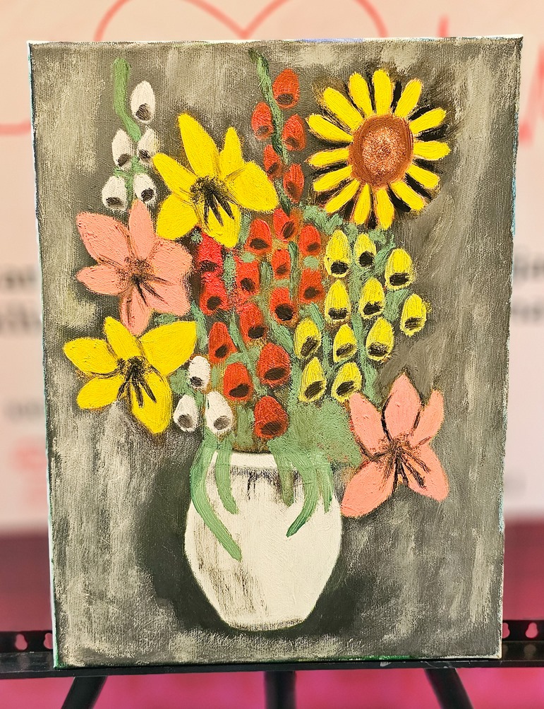 Obraz Miry Albińskiej nr 40 – licytacja charytatywna Serce pod Choinkę