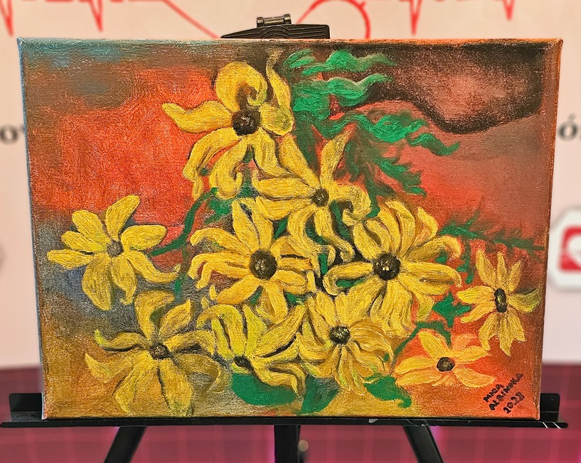 Obraz Miry Albińskiej nr 41 – licytacja charytatywna Serce pod Choinkę