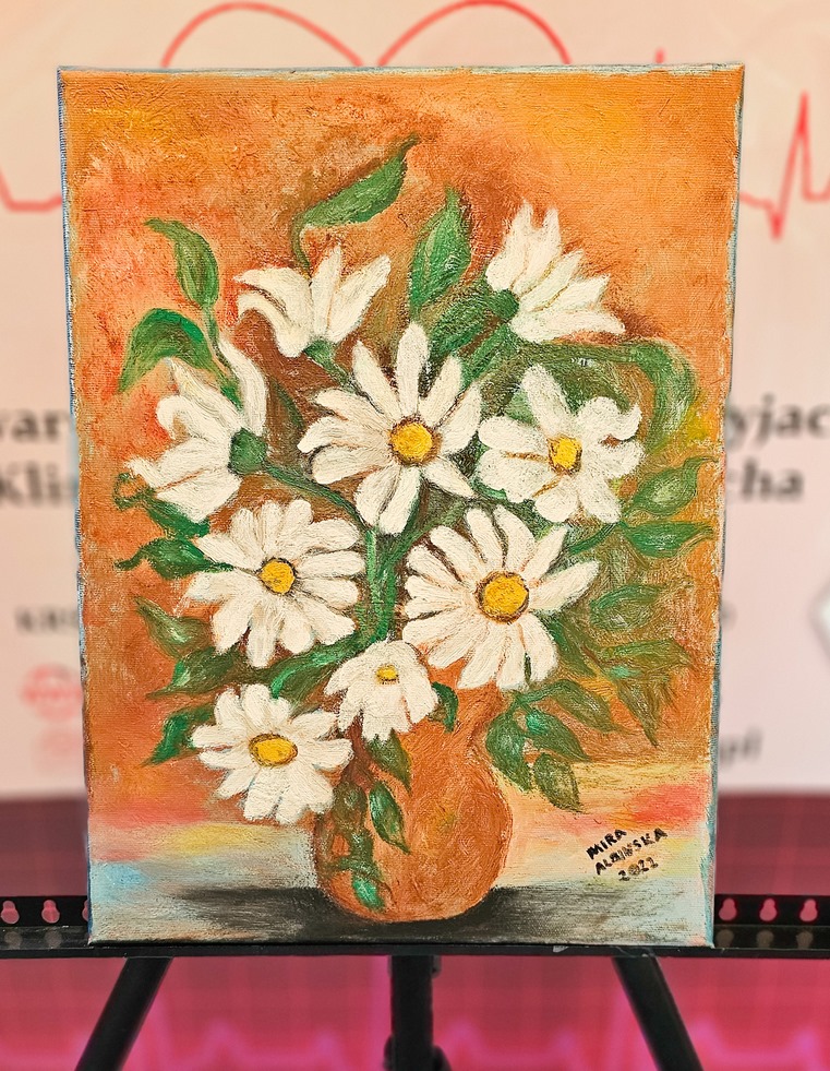 Obraz Miry Albińskiej nr 45 – licytacja charytatywna Serce pod Choinkę