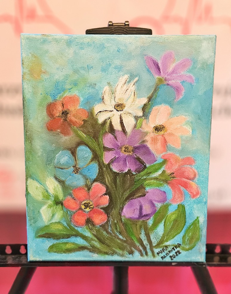 Obraz Miry Albińskiej nr 48 – licytacja charytatywna Serce pod Choinkę