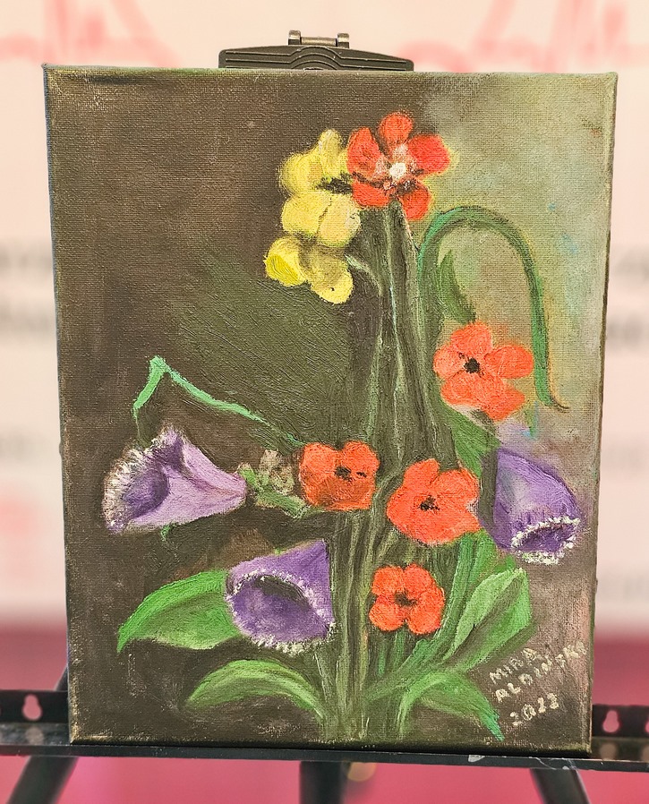 Obraz Miry Albińskiej nr 52 – licytacja charytatywna Serce pod Choinkę