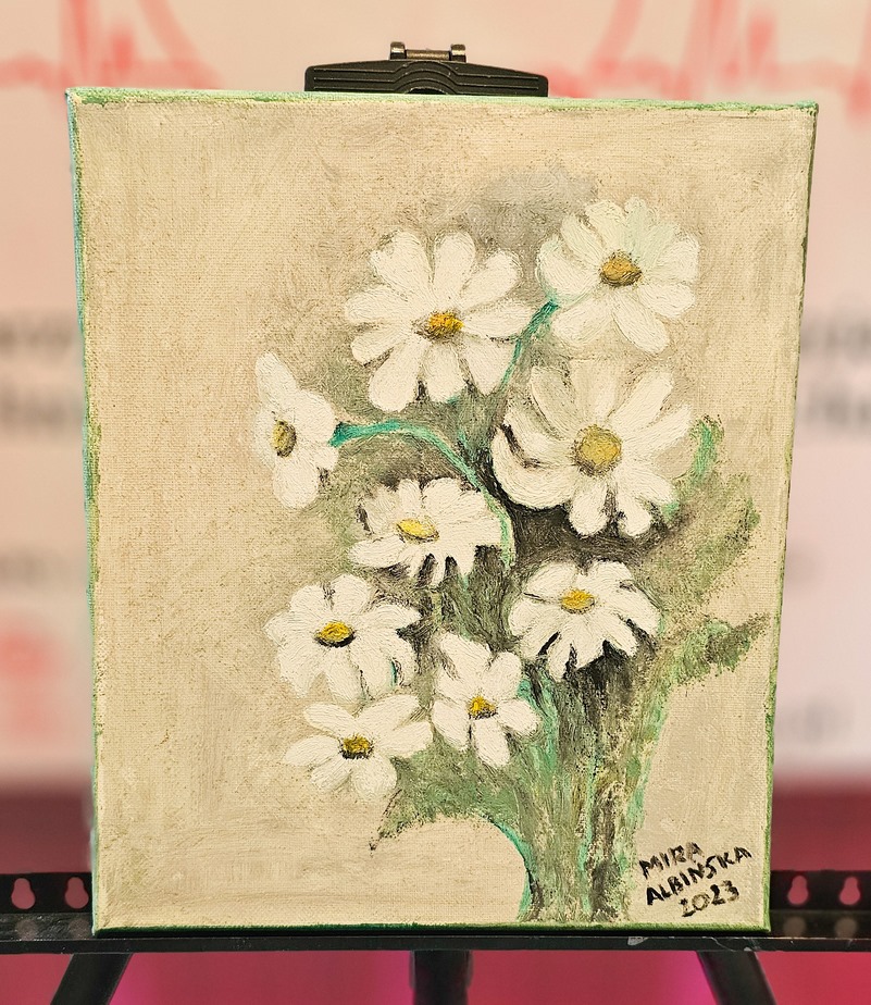 Obraz Miry Albińskiej nr 54 – licytacja charytatywna Serce pod Choinkę