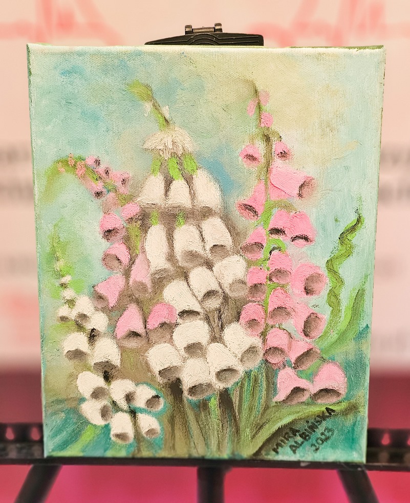 Obraz Miry Albińskiej nr 60 – licytacja charytatywna Serce pod Choinkę