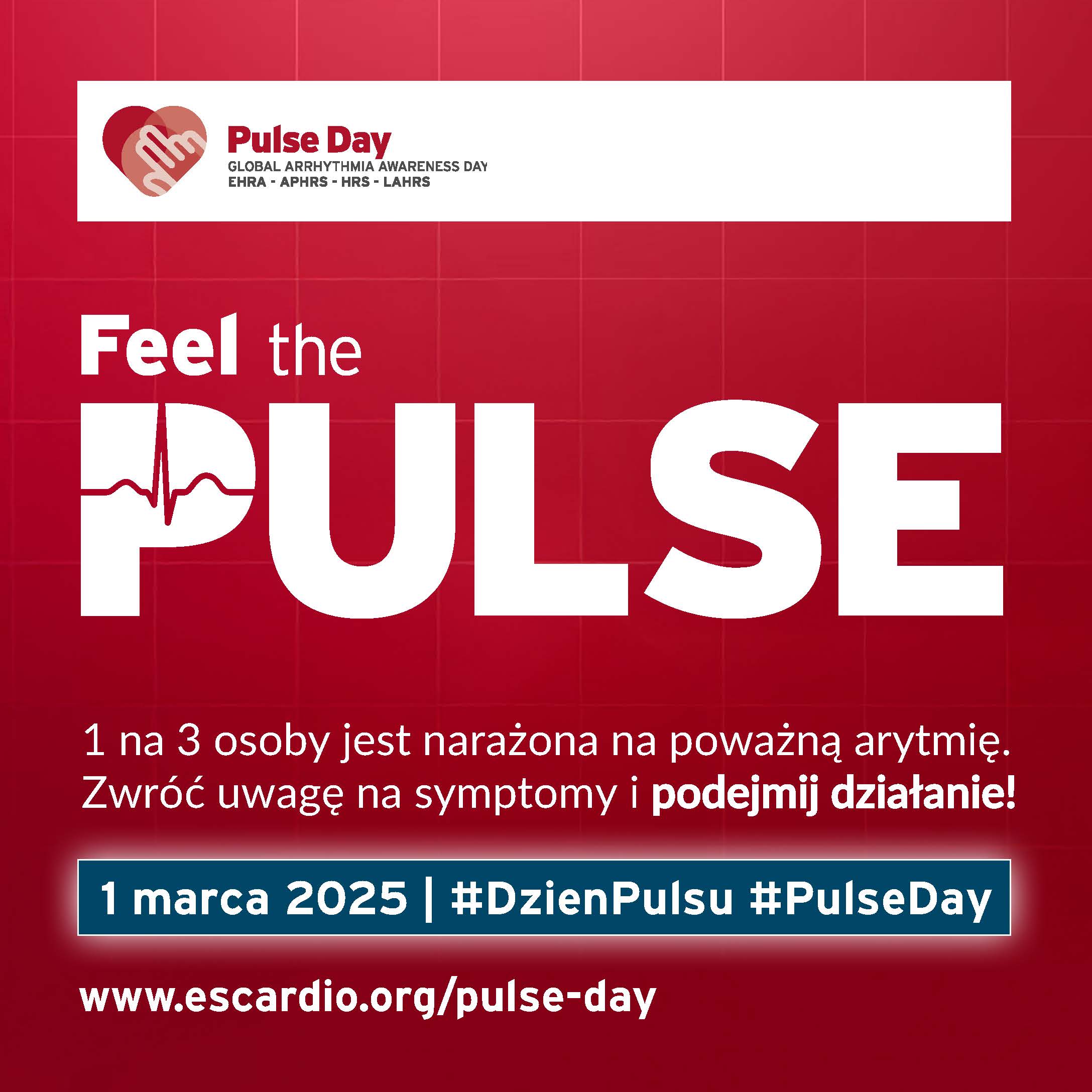 dzień pulsu,pulse day,zdrowie serca,poważną arytmię serca,Ból w klatce piersiowej