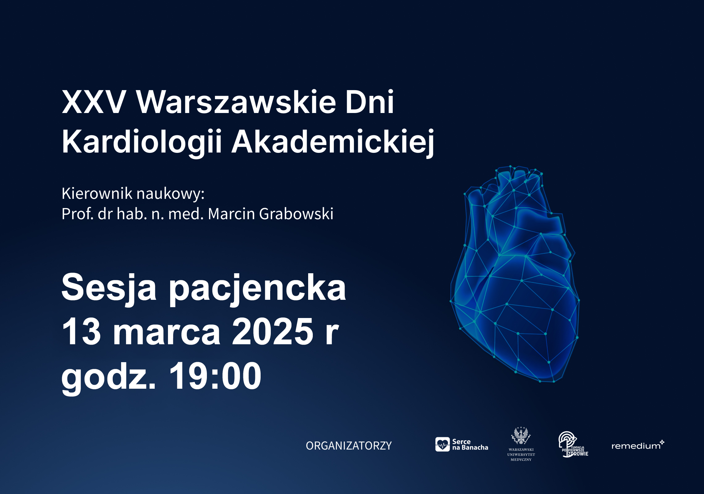 Warszawskie Dni Kardiologii Akademickiej – sesja dla pacjentów