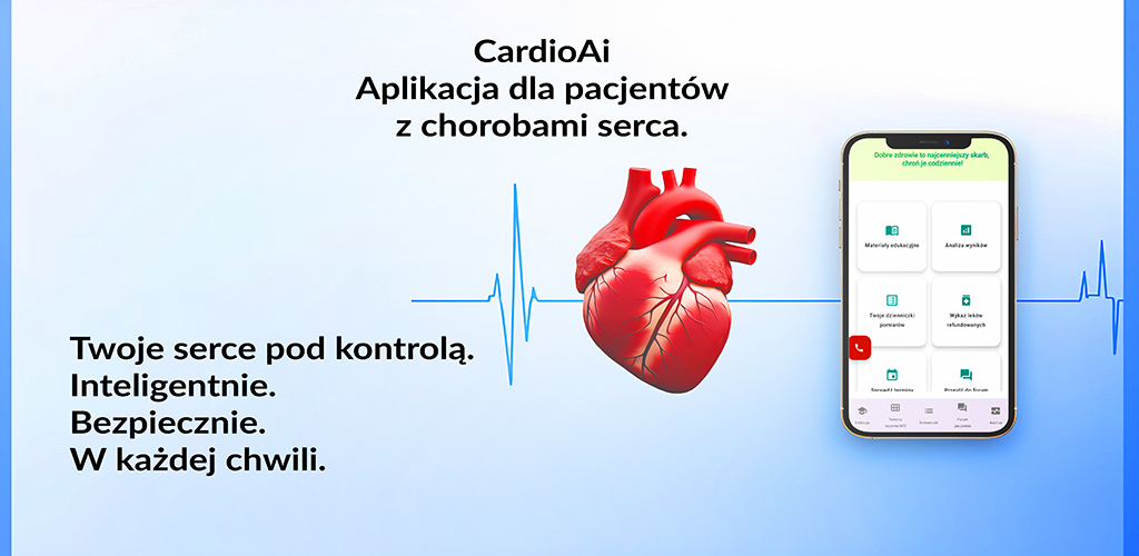 CardioAI – innowacyjna aplikacja dla pacjentów z chorobami serca