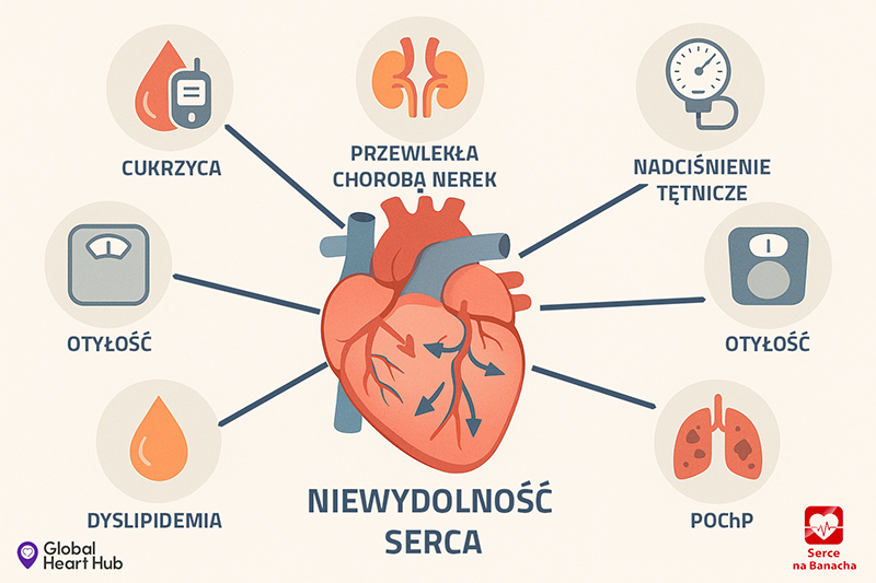 Niewydolność serca i powiązane z nią schorzenia – kluczowe przesłania kampanii 2025